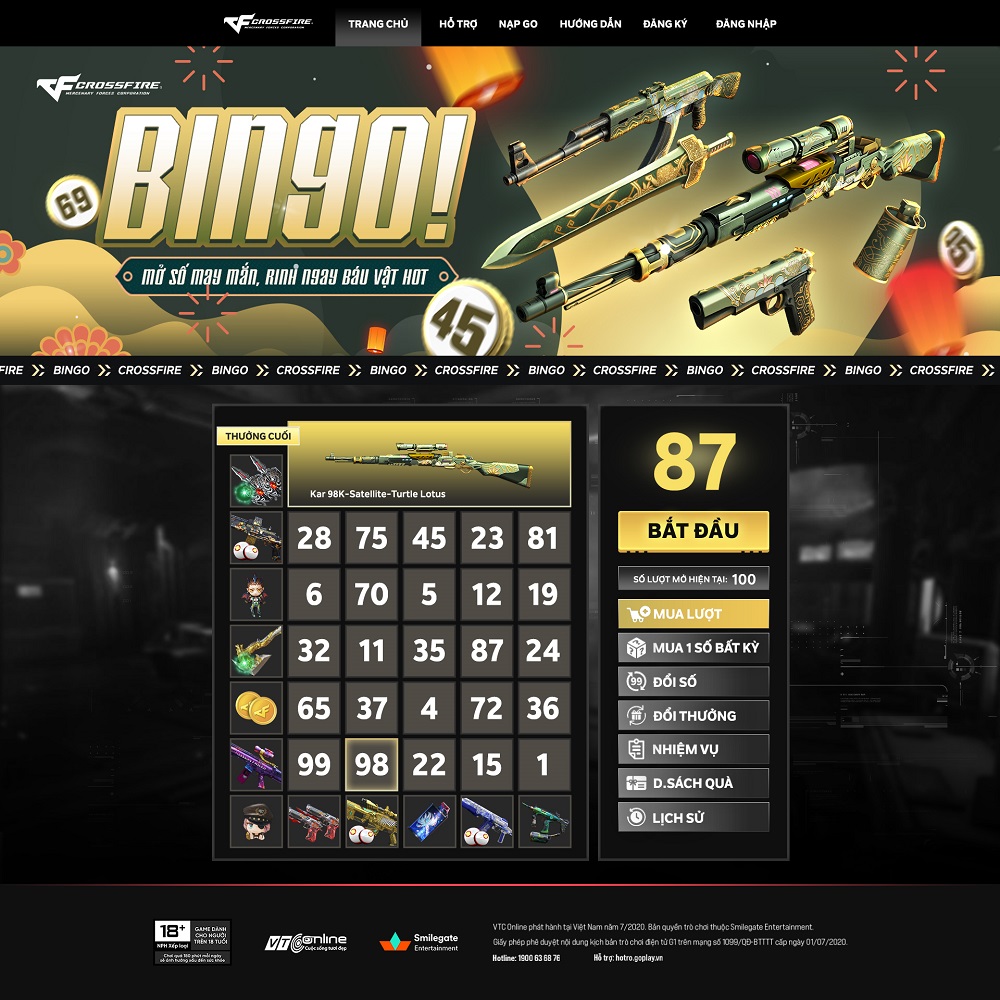 TÍCH CỰC MỞ SỐ - TRÚNG BINGO RINH BÁU VẬT “MADE IN VIET NAM’’ TURTLE LOTUS